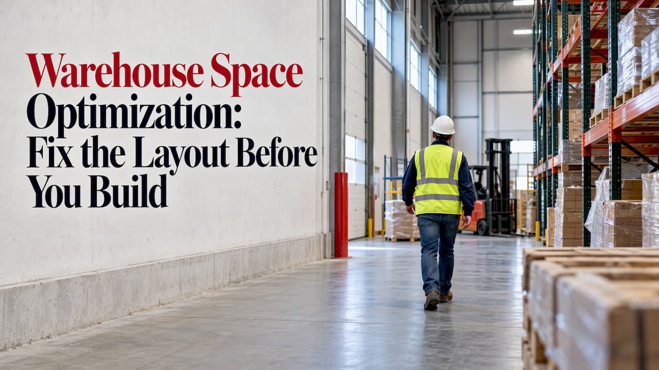 Warehouse Space Optimization: Fix the Layout Before You Build
