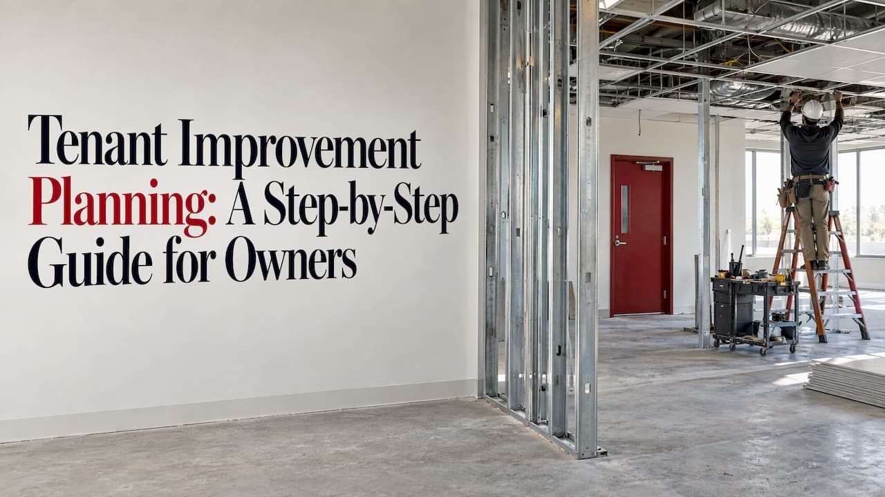 Tenant Improvement Planning: A Step-by-Step Guide for Owners